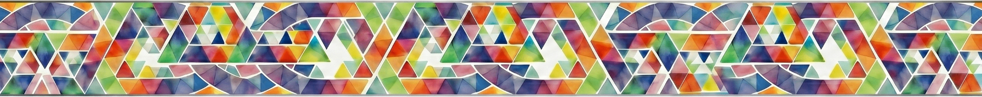 Chiaroscuro Creates colourful mosaic banner